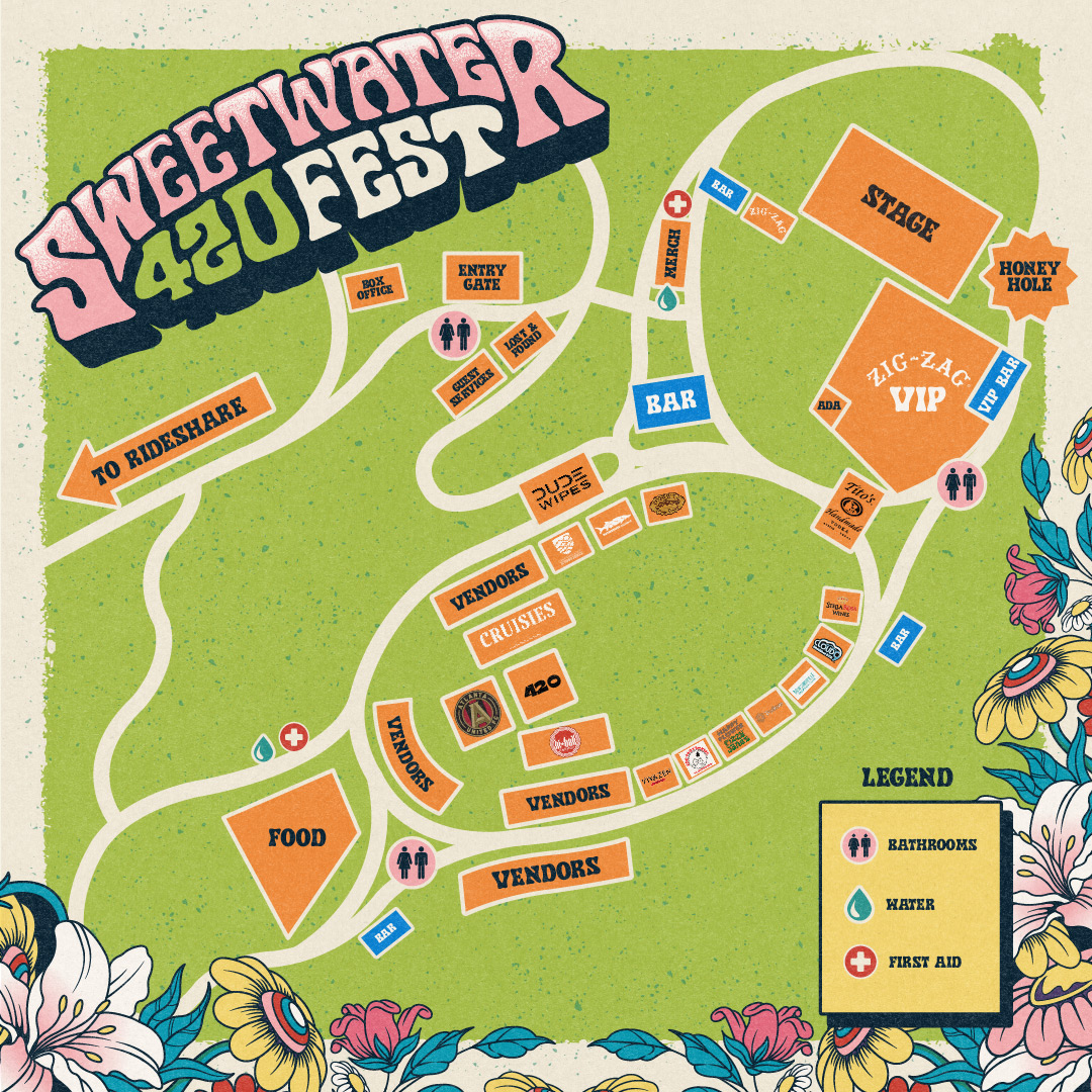Map SweetWater 420 Fest Map Lr 
